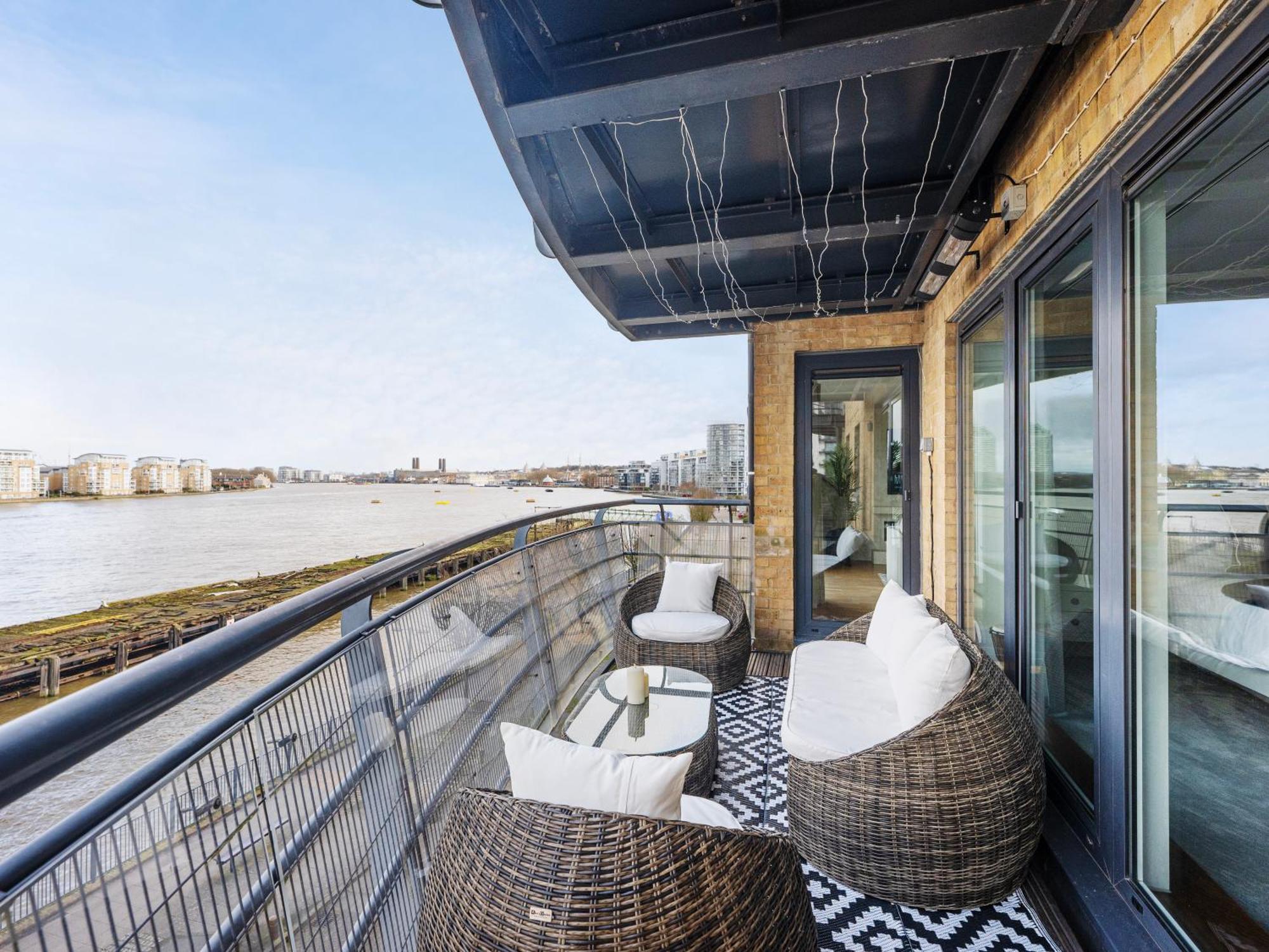 The View Greenwich - Luxury River Thames Apartment 伦敦 外观 照片